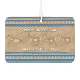Désodorisant Pour Voiture Sud-Ouest Pronghorn Antelope Herd Personnalisé