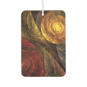 Désodorisant Pour Voiture Sun Flower Floral Moderne Art Motif Abstrait