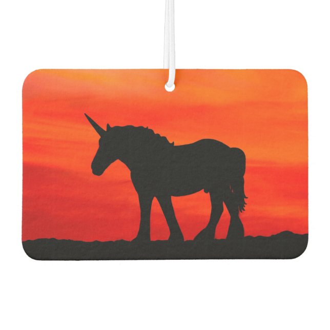Désodorisant Pour Voiture Sunset Unicorn (Devant)