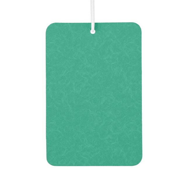 Désodorisant Pour Voiture Surface texturisée sarcelle avec un motif subtil t (Devant)
