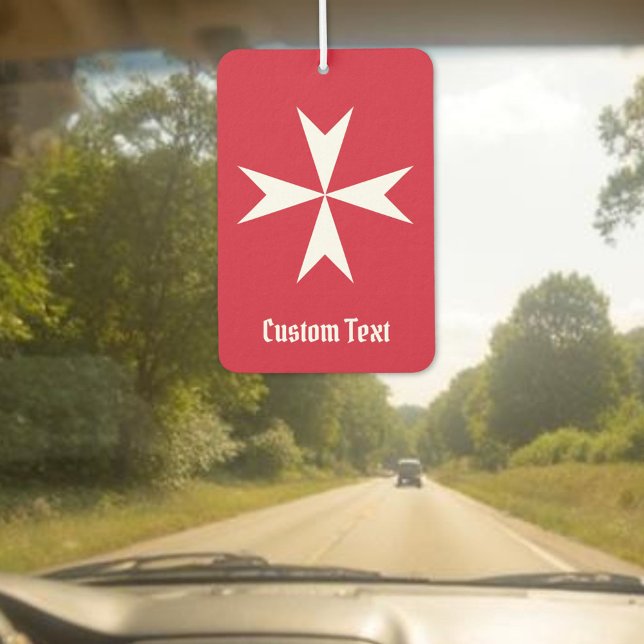 Désodorisant Pour Voiture Symbole de la Croix de Malte (Créateur téléchargé)