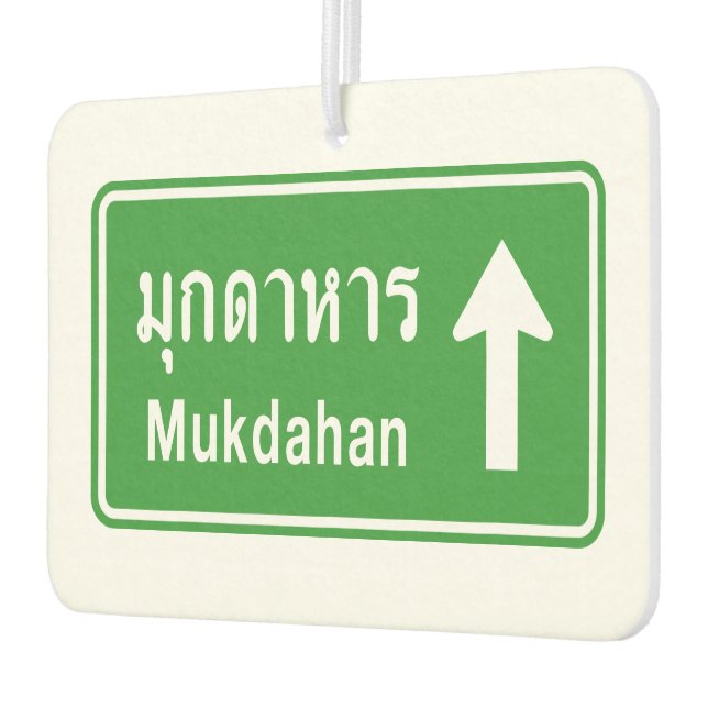 Désodorisant Pour Voiture Symbole routier de Mukdahan ⚠ Thaïlande ⚠ (Gauche)