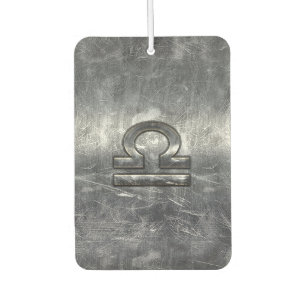Désodorisant Pour Voiture Symbole zodiaque de la bibliothèque de style métal