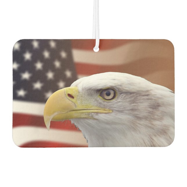 Désodorisant Pour Voiture Symboles américains de la liberté Air Freshener (Devant)