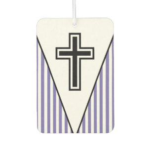 Désodorisant Pour Voiture Symboles simples - CROIX CHRÉTIENNE + vos idées