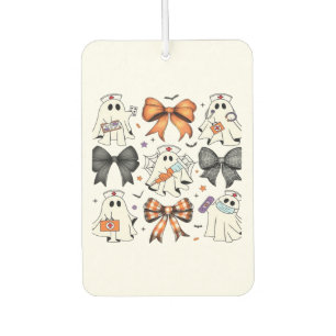 Désodorisant Pour Voiture T-Shirt classique Coquette Halloween Ghost Nurse