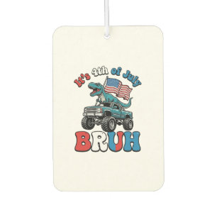 Désodorisant Pour Voiture T-shirt drôle de dinosaure camion monstre 4 juille