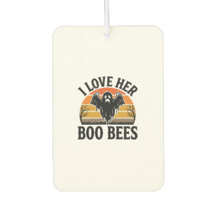 Désodorisant Pour Voiture T-shirt drôle de Halloween vintage pun abeille fan