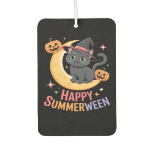 Désodorisant Pour Voiture T-shirt essentiel esthétique Halloween chat mignon