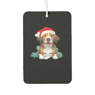 Désodorisant Pour Voiture T-Shirt oversized chien santa drôle