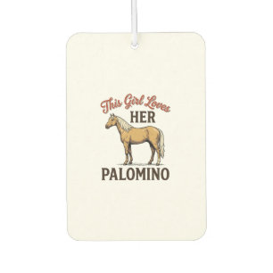 Désodorisant Pour Voiture T-Shirt vintage gravure amateur de cheval Palomino