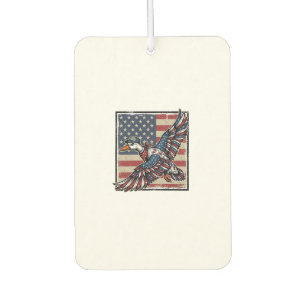 Désodorisant Pour Voiture T-shirt vintage gravure canard volant patriotique 
