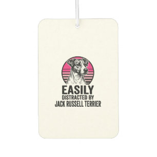 Désodorisant Pour Voiture T-shirt vintage Jack Russell Terrier facilement di