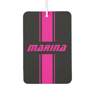Désodorisant Pour Voiture Tapis de sol de voiture personnalisés noir et rose