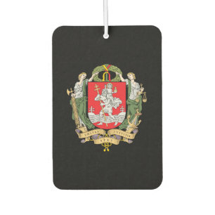 Désodorisant Pour Voiture Tapis de souris aux armoiries de Vilnius, Lituanie