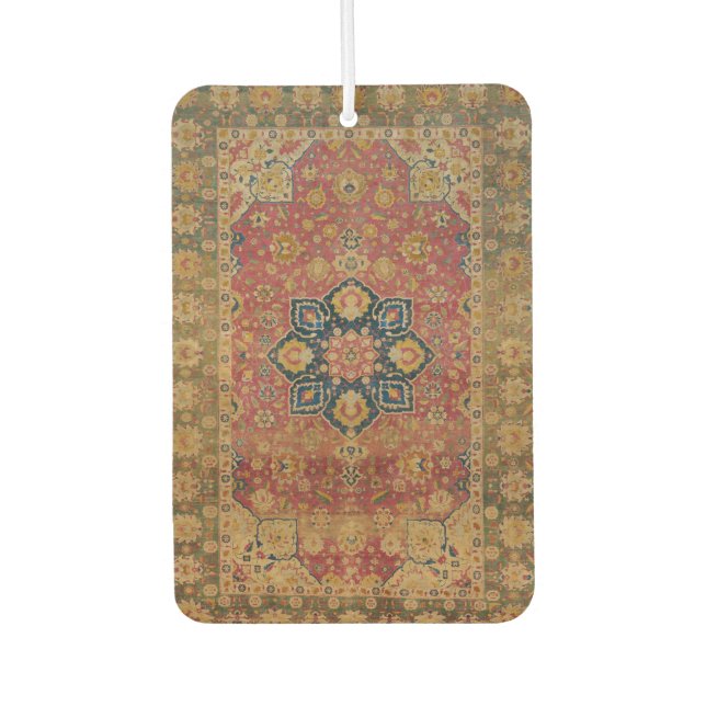 Désodorisant Pour Voiture Tapis rouge or Kashan tapis Perse Asiatique (Devant)