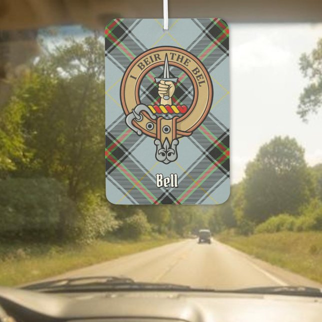 Désodorisant Pour Voiture Tartan Clan Bell (Créateur téléchargé)