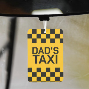 Désodorisant Pour Voiture Taxi personnalisé Nom personnalisé