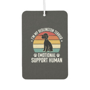 Désodorisant Pour Voiture Terrier de Bedlington drôle Soutien émotionnel Hum