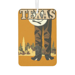 Désodorisant Pour Voiture Texas Cowboy Vintage voyage air frais