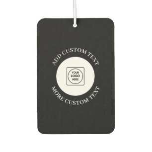 Désodorisant Pour Voiture Texte de logo d'entreprise personnalisé pour la pr