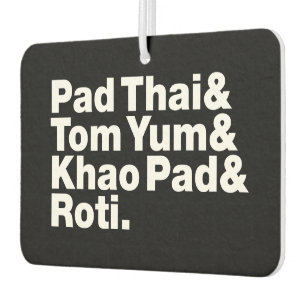 Désodorisant Pour Voiture Thai Street Food