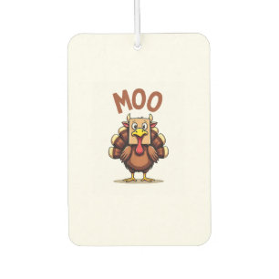 Désodorisant Pour Voiture Thanksgiving Turquie vache mow Funny Hommes Femmes