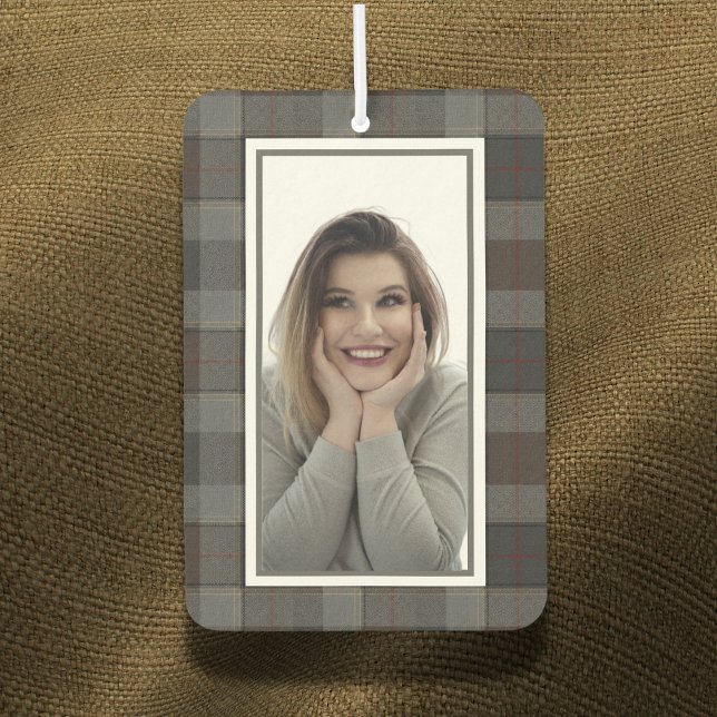 Désodorisant Pour Voiture The Archivist’s Vault: Custom Tartan Photo Charm (Créateur téléchargé)