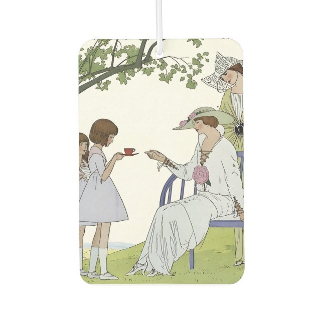 Désodorisant Pour Voiture Thé de jardin rétro (Devant)