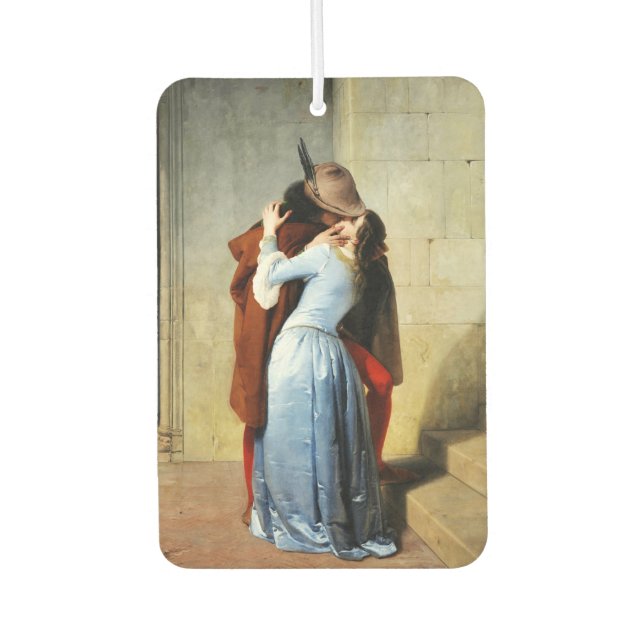Désodorisant Pour Voiture The Kiss - Francesco Hayez Il Bacio  (Devant)