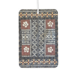 Désodorisant Pour Voiture Tissu Tapa Fiji Print Air Freshener