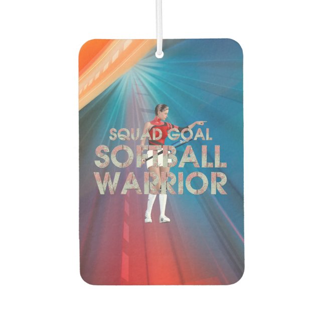 Désodorisant Pour Voiture TOP Softball Warrior Air Freshener (Devant)