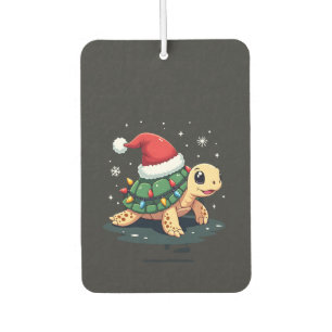 Désodorisant Pour Voiture Tortue de mer de Noël Santa Xmas Hommes Femmes Gar