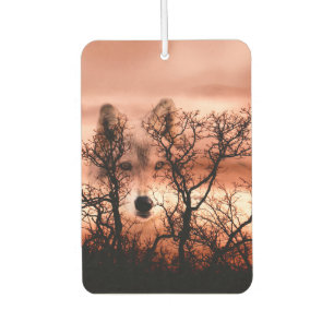 Désodorisant Pour Voiture Totem visage de loup