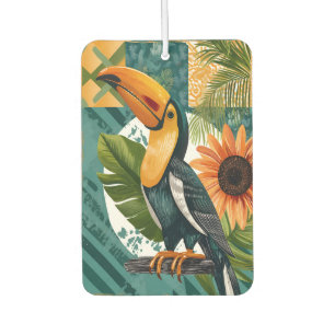 Désodorisant Pour Voiture Toucan illuminé en harmonie tropicale
