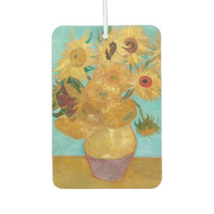 Désodorisant Pour Voiture Tournesols, Peinture de nature morte post-impressi