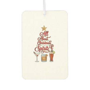 Désodorisant Pour Voiture Tout sur les esprits de Noël Cocktails Whiskey Sta