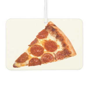 Désodorisant Pour Voiture Tranche de pizza pepperoni classique de SlipperyJo