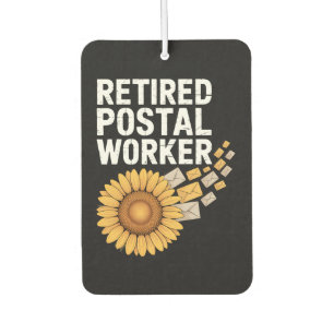 Désodorisant Pour Voiture Travailleur postal retraité
