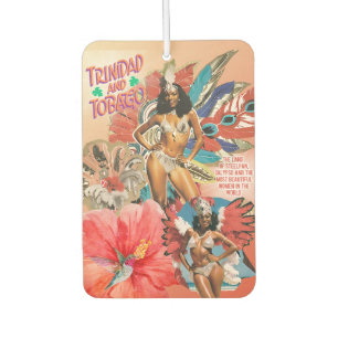 Désodorisant Pour Voiture Trinité-et-Tobago Iconic Carnival Air Freshener