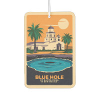 Trou Bleu Nouveau-Mexique Voyage Art Vintage