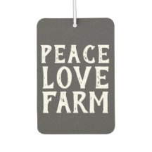 typographie de la ferme PEACE LOVE | Coussin extér