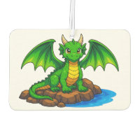 Un petit dragon vert