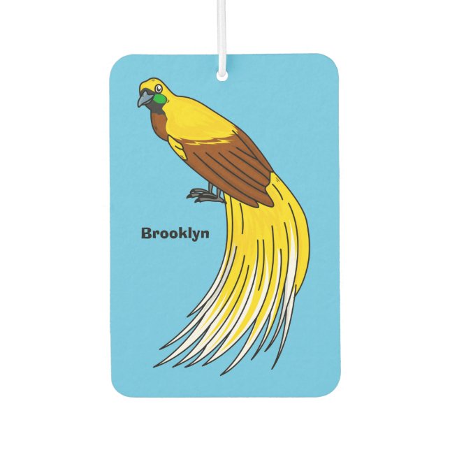 Désodorisant Pour Voiture Un petit oiseau de paradis (Devant)