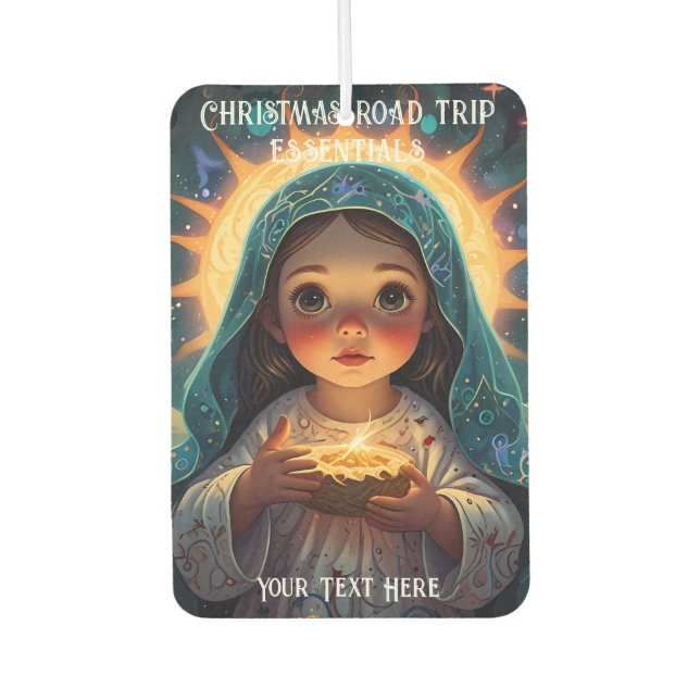 Désodorisant Pour Voiture Un peu de lumière sur Noël (Devant)