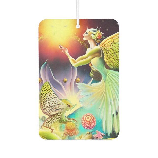 Désodorisant Pour Voiture Une époque de peinture à l'huile repensée (Devant)