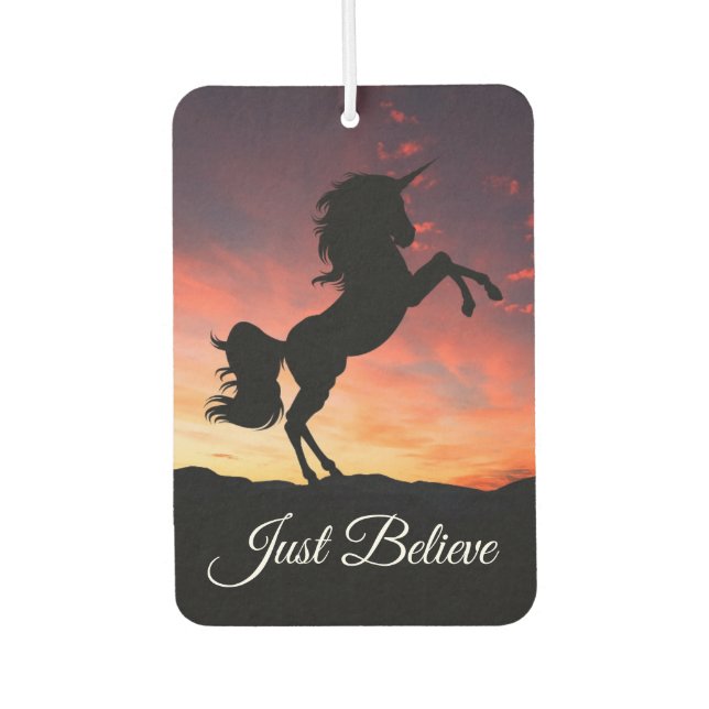 Désodorisant Pour Voiture Unicorn Prancing Car Air Freshener (Devant)