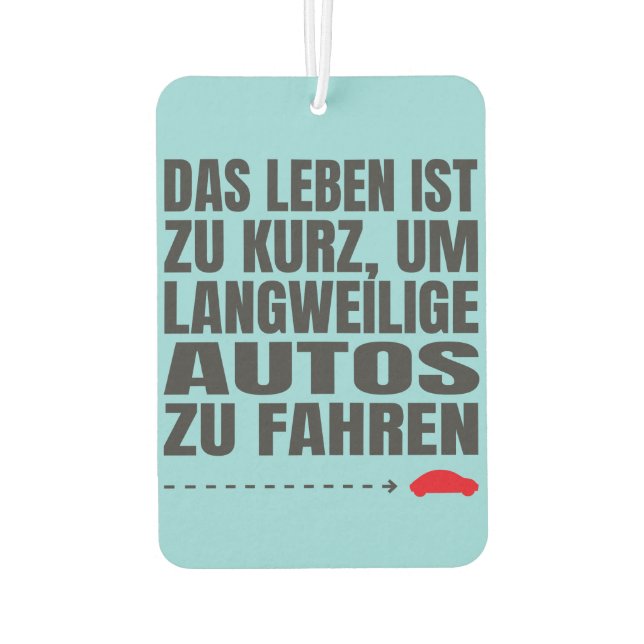 Désodorisant Pour Voiture unique (Dos)