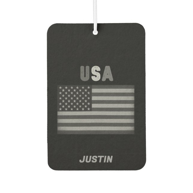Désodorisant Pour Voiture Unisex USA American Flag Retro  (Devant)