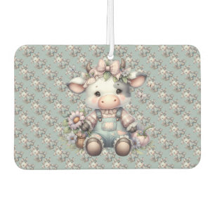 Désodorisant Pour Voiture Vache Bébé mignonne Pastel dans les salons avec fl